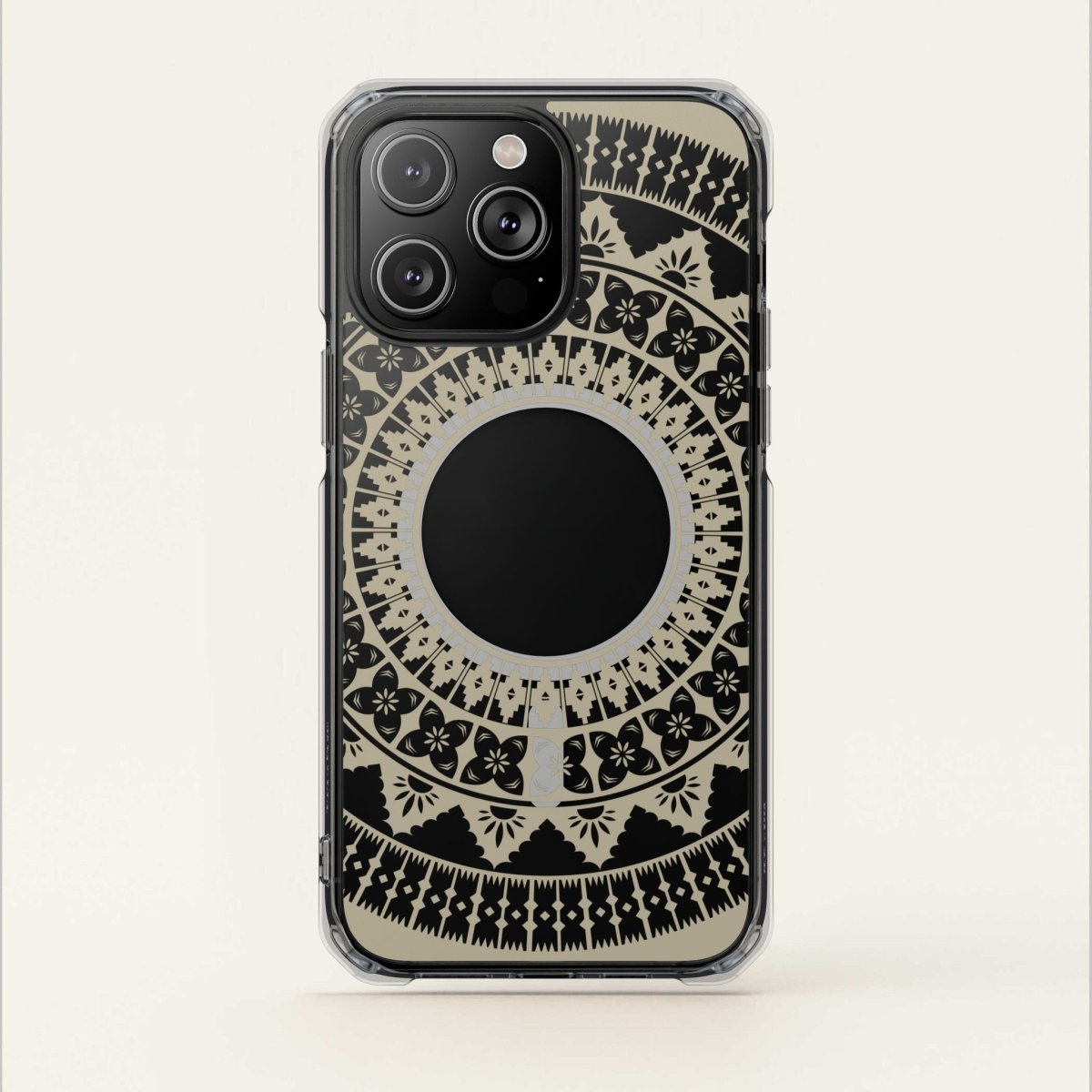 WOYC PasifikaOne MagSafe clear case for iPhone 16, Fiji Reversed design, compatible with AU, NZ, and USA models.