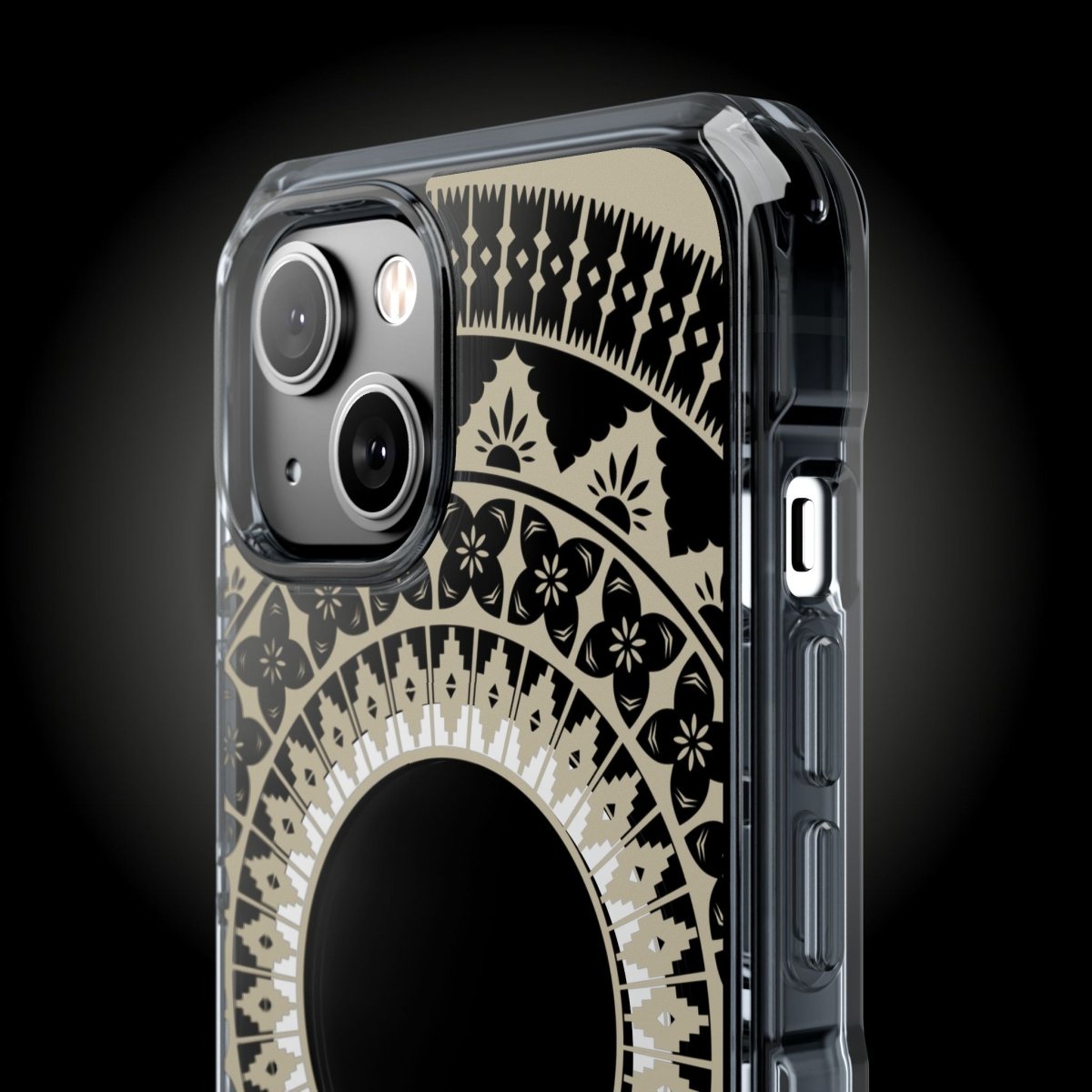 WOYC PasifikaOne MagSafe clear case for iPhone 16 with Fiji Reversed design, transparent protective Magsafe case for AU/NZ/USA.