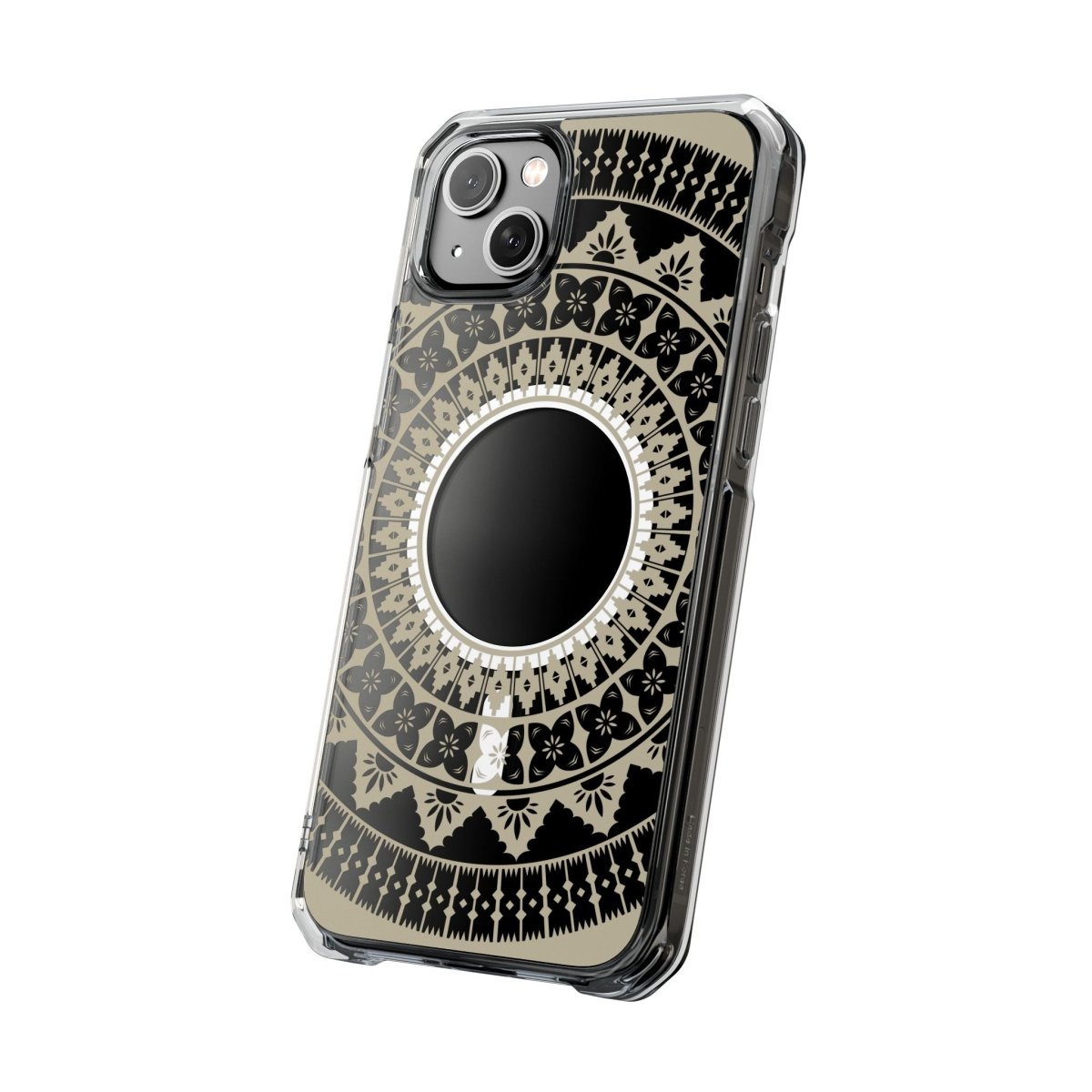 WOYC PasifikaOne MagSafe clear case for iPhone 16 with Fiji Reversed design, transparent protective case for AU, NZ, and USA models.