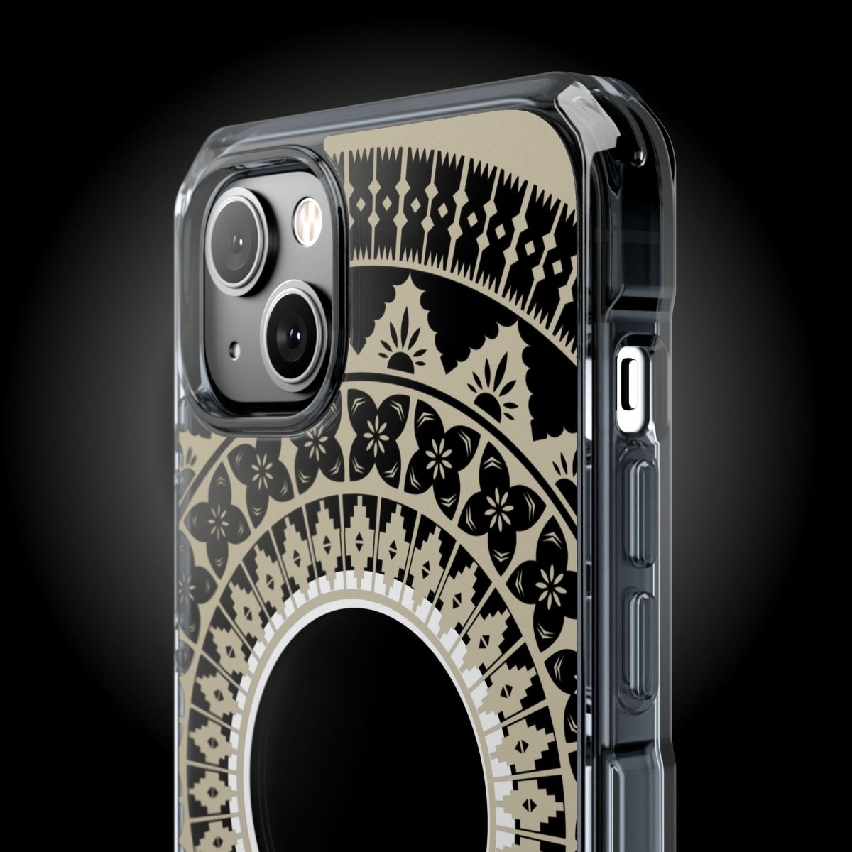 WOYC PasifikaOne MagSafe clear case for iPhone 16 with Fiji Reversed design, transparent protective cover for AU, NZ, and US regions