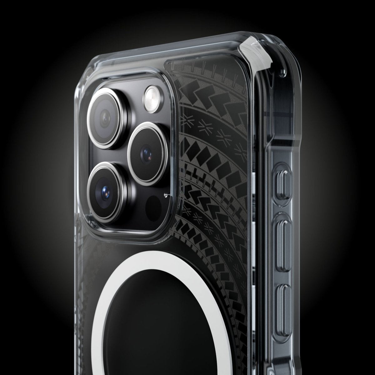 PasifikaOne MagSafe iPhone ClearCase - Samoan Black - AU/NZ/USA - The Koko Samoa