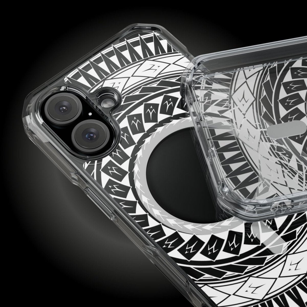 PasifikaOne MagSafe iPhone ClearCase - Samoan Spear - AU/NZ/USA - The Koko Samoa