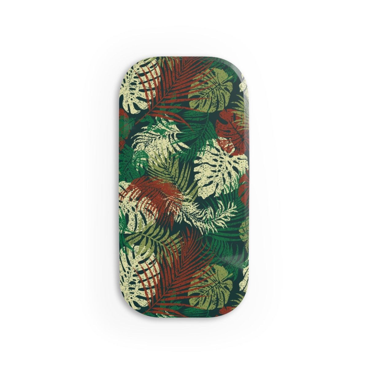 White glossy Tafatafa phone grip stand by WOYC, compatible with AU, NZ, and USA models, showcasing a sleek, one-size design.