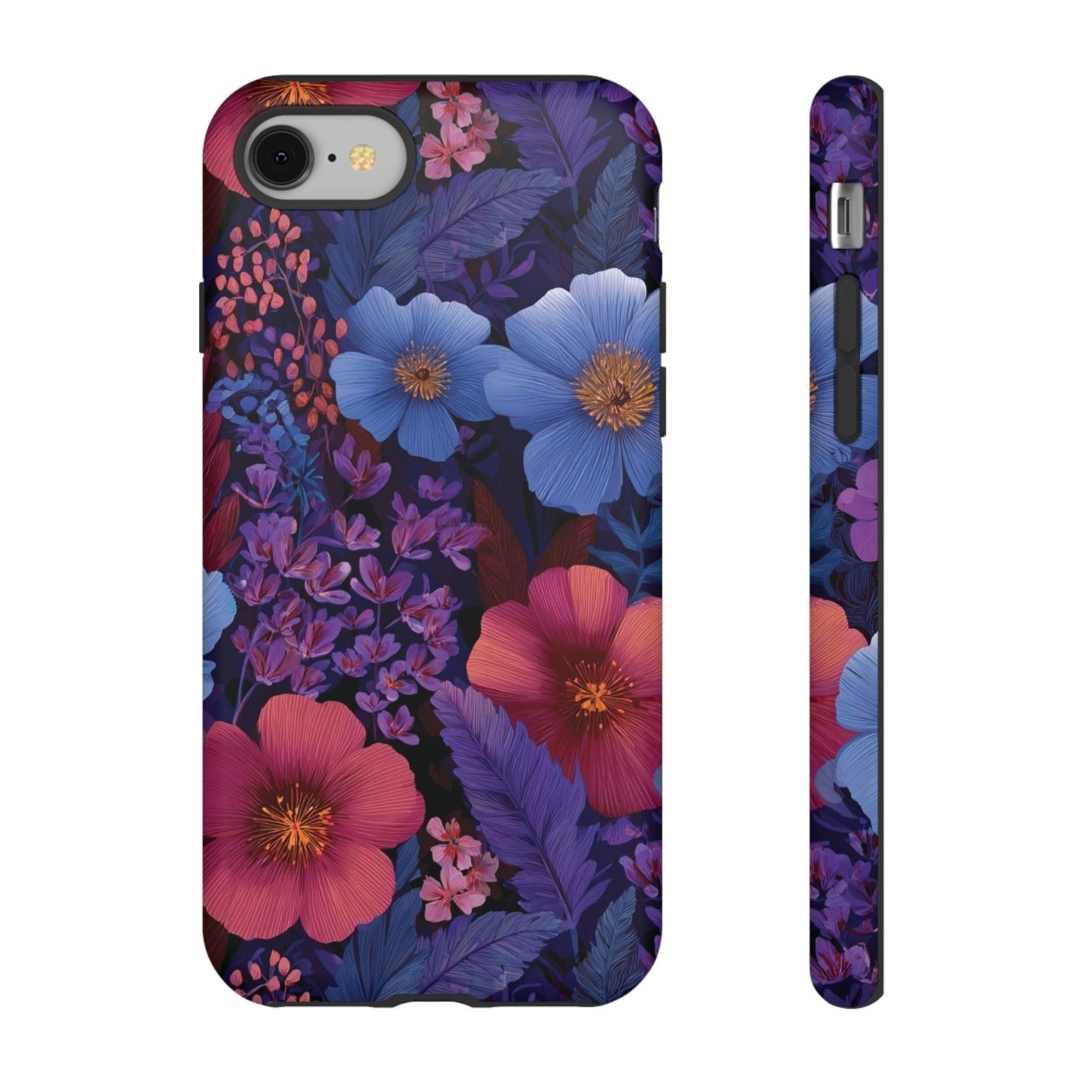 WOYC lavender tropics tough phone case for iPhone 17, glossy protective cover designed for AU, NZ, and USA markets.