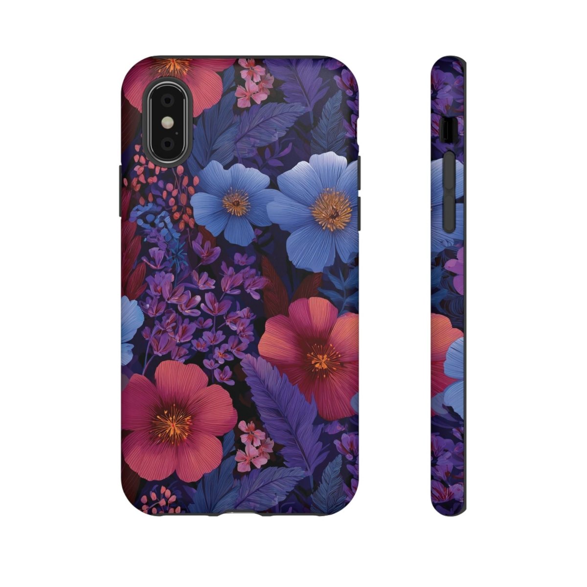 WOYC iPhone Tough Phone Case in Lavender Tropics for iPhone 17, glossy finish, rugged protection, suitable for AU, NZ, and USA.