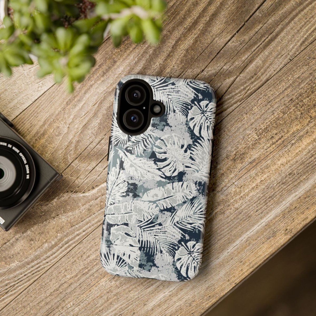 WOYC iPhone Tough Phone Case in Tiavi Mist for iPhone 17, featuring a glossy, durable protective design.