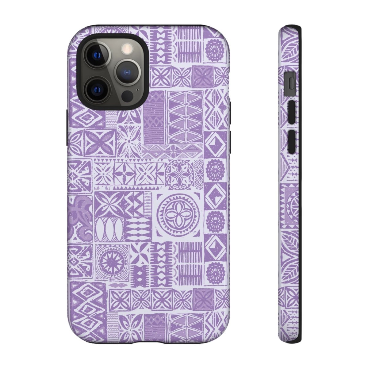 Lavender Elei tough phone case for iPhone 17, glossy protective cover by Printify, designed for AU, NZ, and USA markets.