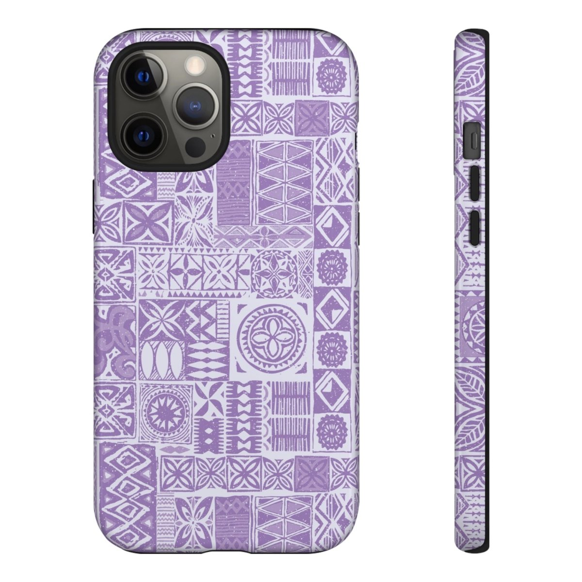 Lavender Elei tough phone case for iPhone 17 by Printify, glossy protective cover with floral design for AU, NZ, and USA.
