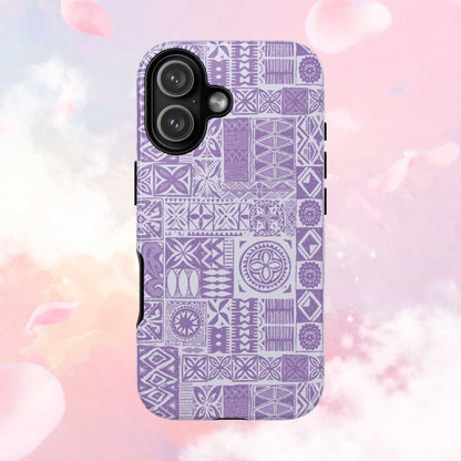 Tough Phone Case - Lavender Elei - AU/NZ/USA - The Koko Samoa