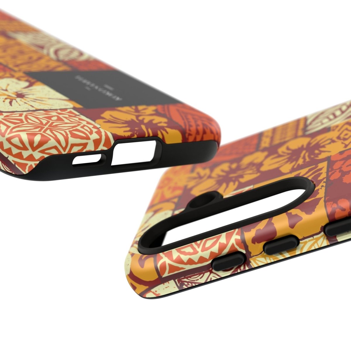 Glossy tough phone case for iPhone 17 featuring Sataoa Sunrise design, by Printify, suitable for AU, NZ, and USA.