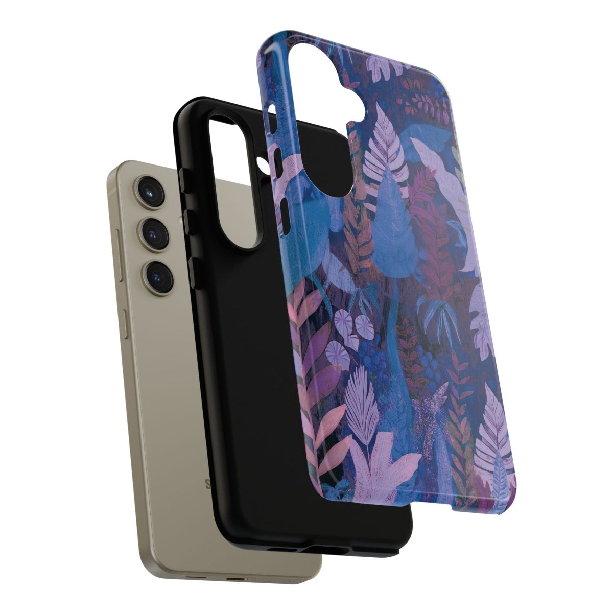 Samsung Tough Phone Case - Lavender Palms - AU/NZ/USA - The Koko Samoa