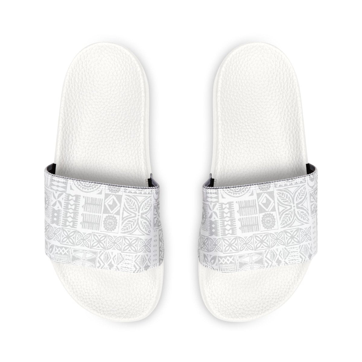 Youth Slide Sandals - White Sunday - The Koko Samoa