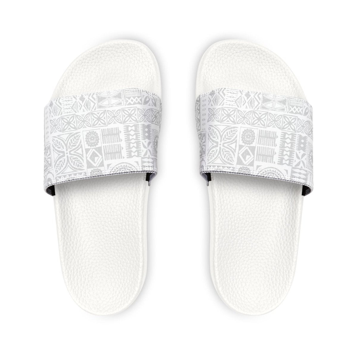 Youth Slide Sandals - White Sunday - The Koko Samoa